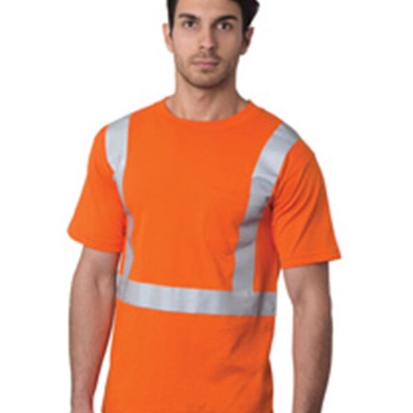 Unisex USA-Made High Visibility Pocket T-Shirt Thumbnail