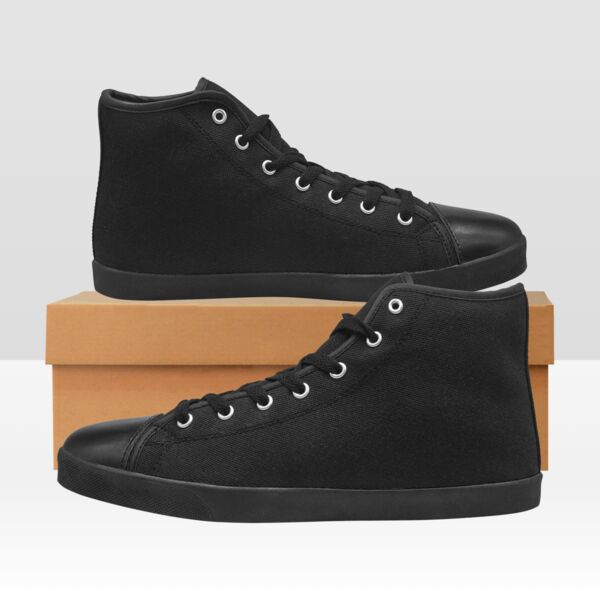 High Top Canvas Kid's Shoes (Big Kid)  Thumbnail